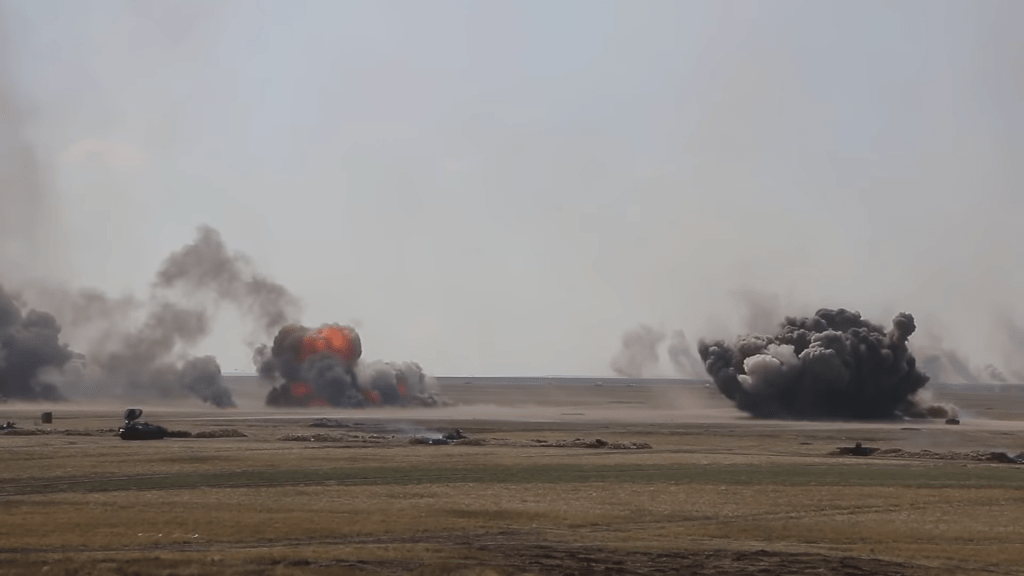 Нижегородские разведчики уничтожили артиллерийскую батарею «противника»