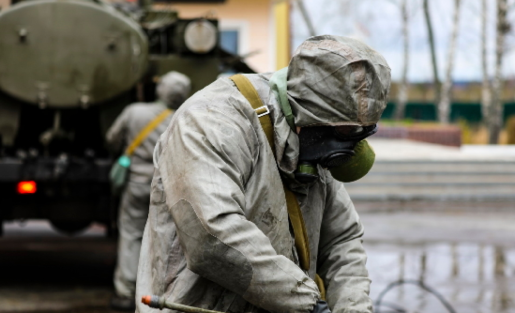 Военные ЗВО в Подмосковье обработали экспериментальный завод