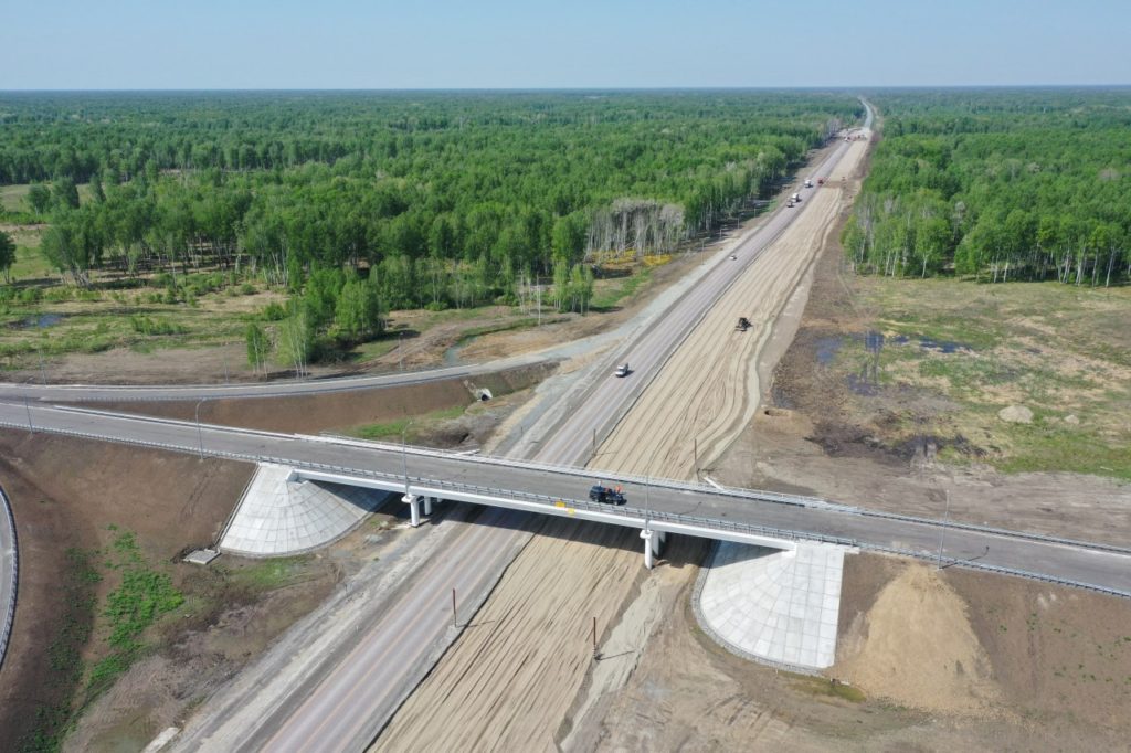 В Новосибирской области реконструкция автодороги «Иртыш» подходит к концу
