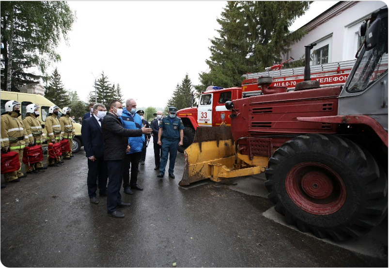 В Ульяновской области усилена работа по профилактике лесных пожаров