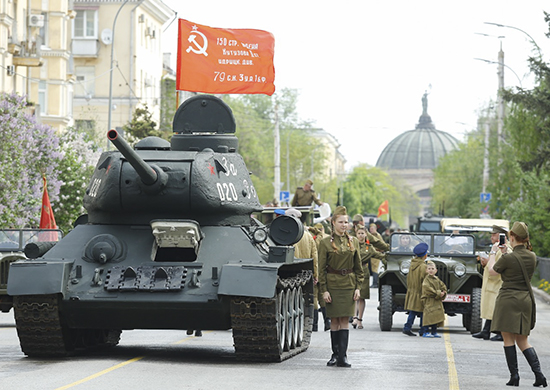 По улицам Волгограда 9 мая проедет легендарный танк Т-34