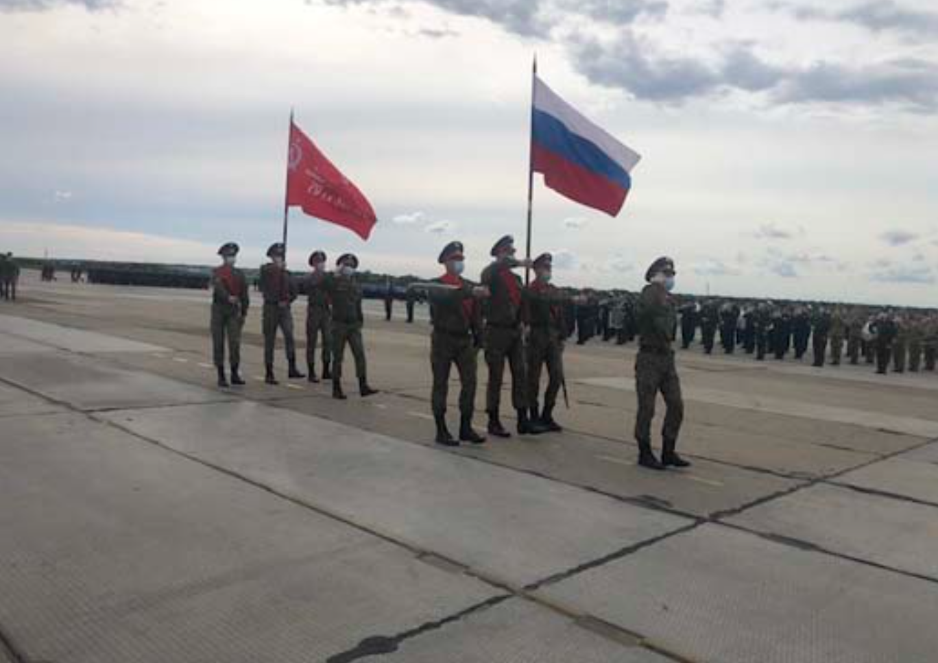 В Ростове-на-Дону отрепетировали военный парад