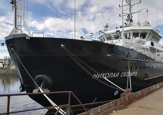 Новое гидрографическое судно «Николай Скосырев» испытали в Баренцевом море