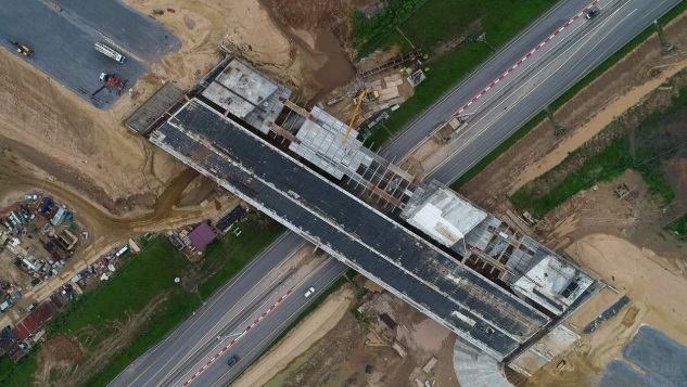 На ЦКАД в сентябре откроют технологический проезд по мосту через Москва-реку