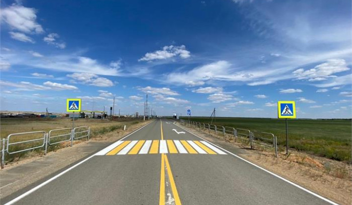 В Челябинской области завершен капитальный ремонт автодороги, ведущей в Казахстан