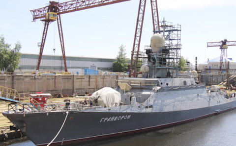 Ракетный корабль «Грайворон» впервые вышел в море для испытаний