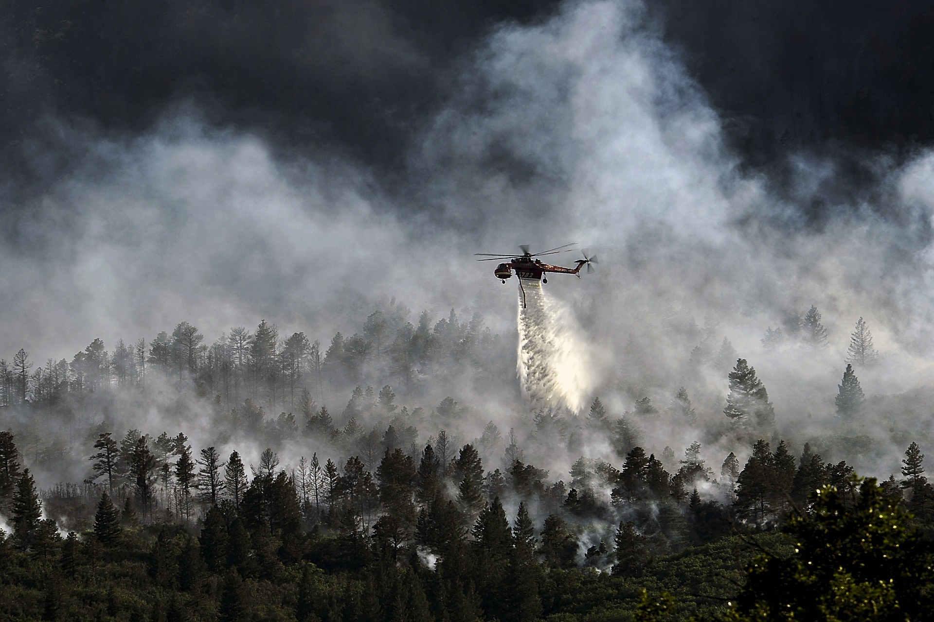 Российские летчики помогли потушить пожары в горах сирийской Латакии
