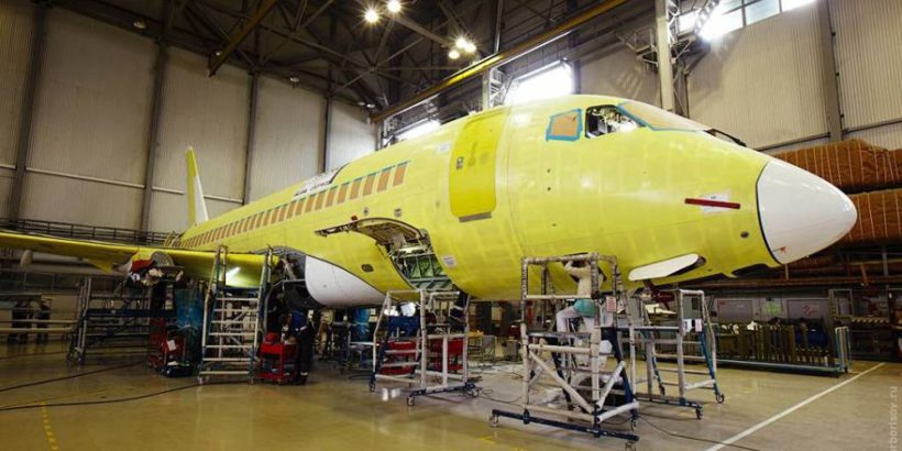 Разработка самолета Sukhoi SuperJet New будет завершена в 2023 году