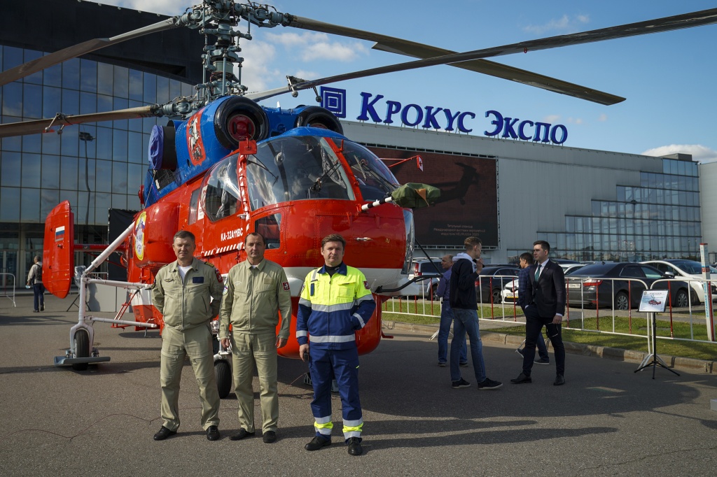Московский авиацентр получит ещё один пожарный вертолёт до конца года