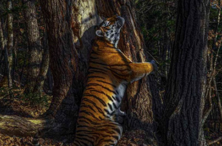 Фото амурского тигра победило на конкурсе британского Музея естественной истории