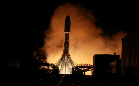 С космодрома Плесецк стартовала ракета со спутником «Глонасс-К»