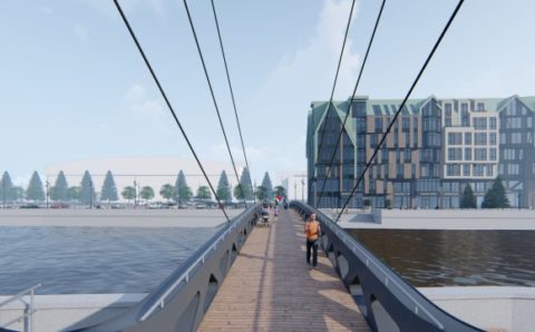 В Калининграде построят пешеходный мост на остров имени Канта