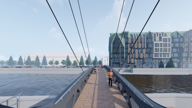 В Калининграде построят пешеходный мост на остров имени Канта