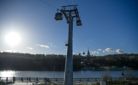 Московская канатная дорога перейдёт на зимний режим с 19 ноября