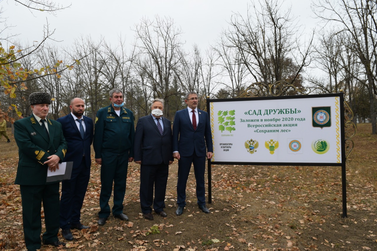 В Чечне в рамках акции по сохранению леса заложили «Сад дружбы»