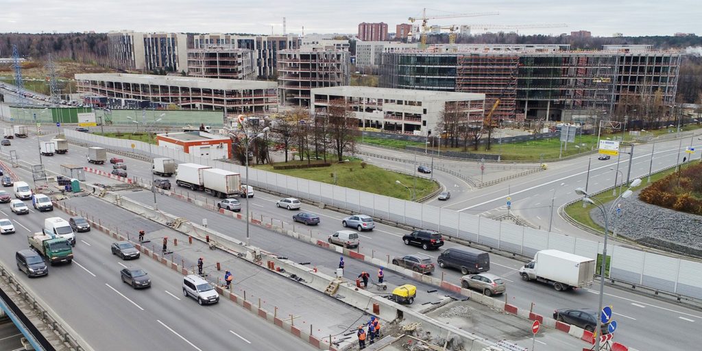 В Москве капитально отремонтируют Сколковский путепровод