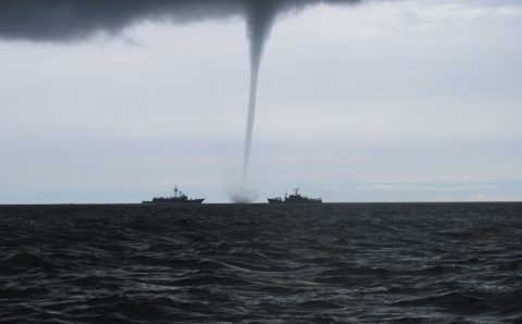 В Сочи прогнозируются смерчи над морем