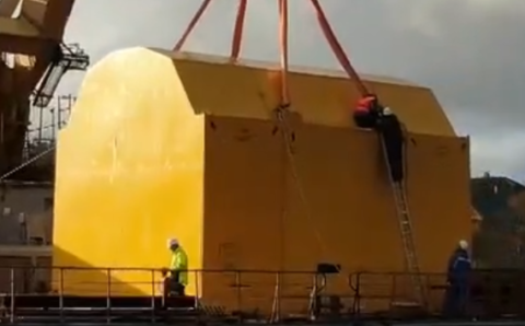В Дубну доставили уникальную катушку для первого российского коллайдера