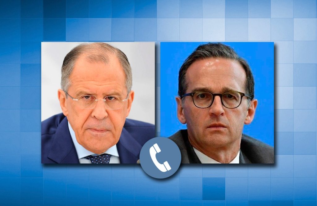 Лавров и глава МИД ФРГ обсудили ситуацию в Донбассе 