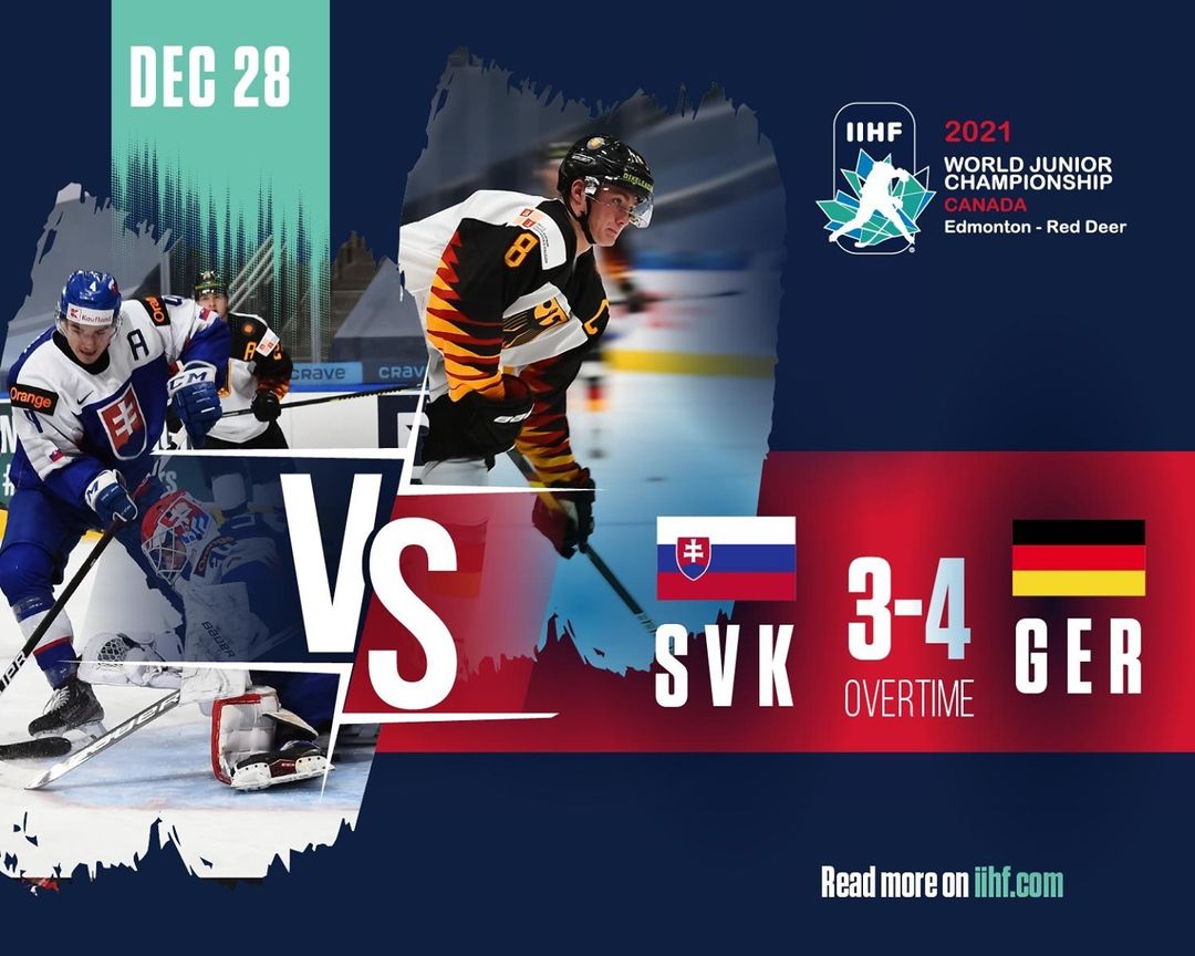 МЧМ по хоккею: Германия одолела Словакию в овертайме