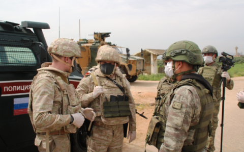 Российские военные провели патрулирование в сирийской провинции