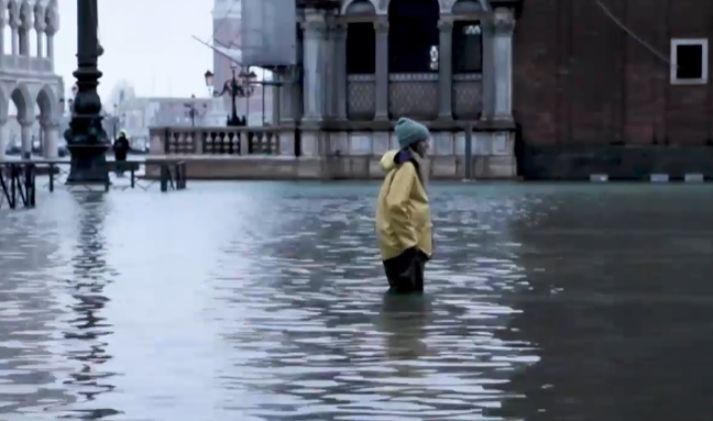 Под водой в Венеции оказалась большая часть улиц