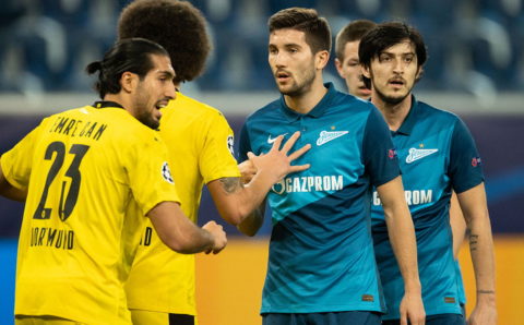 «Зенит» и «Краснодар» сыграли свои матчи в Лиге Чемпионов
