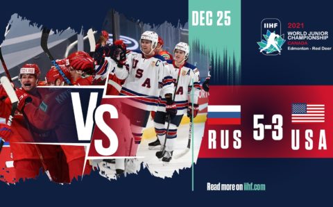 Сборная России по хоккею обыграла США на молодежном Чемпионате Мира