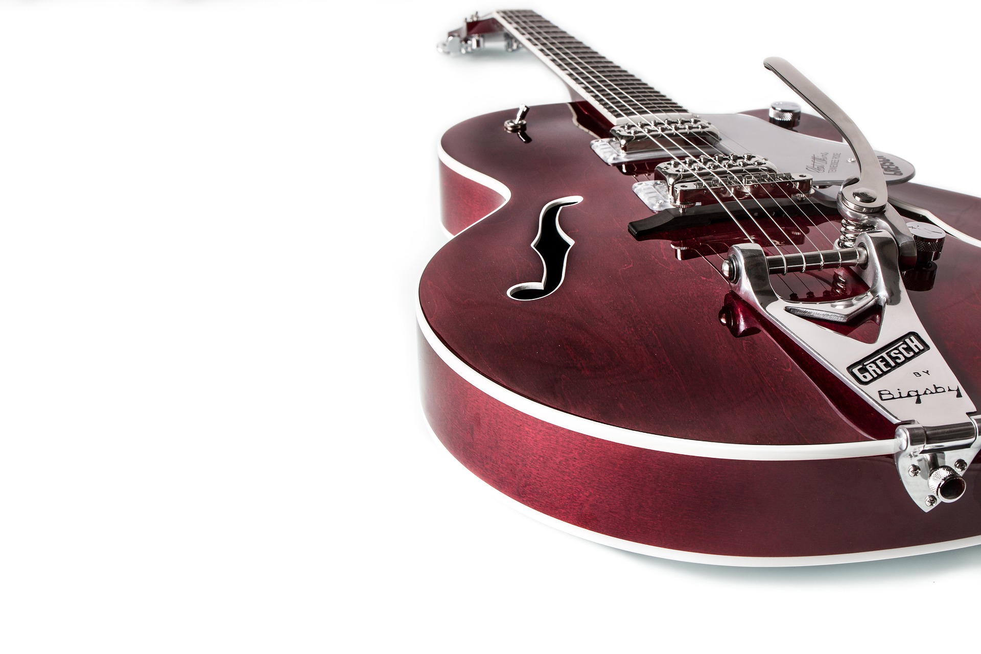 Полуакустическая гитара. Источник фото pixabay.com/