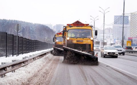 Дороги Московской области готовят к новогодним праздникам