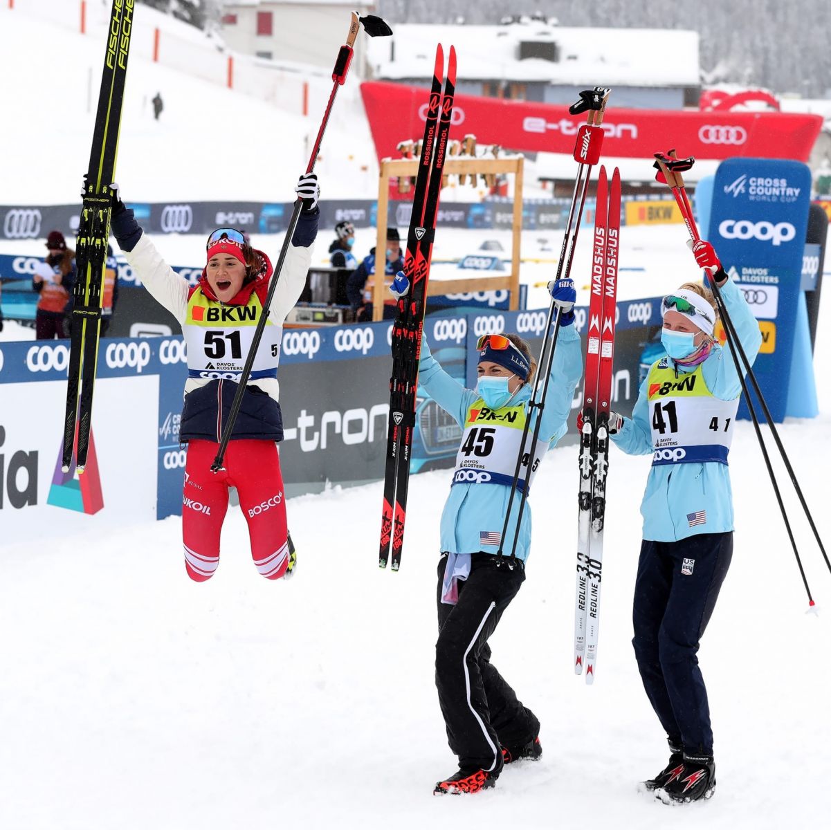 Российские лыжницы стали вторыми в командном спринте на этапе Кубка мира