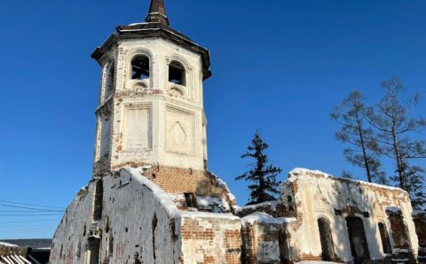 В Иркутской области начали восстанавливать старинный каменный храм