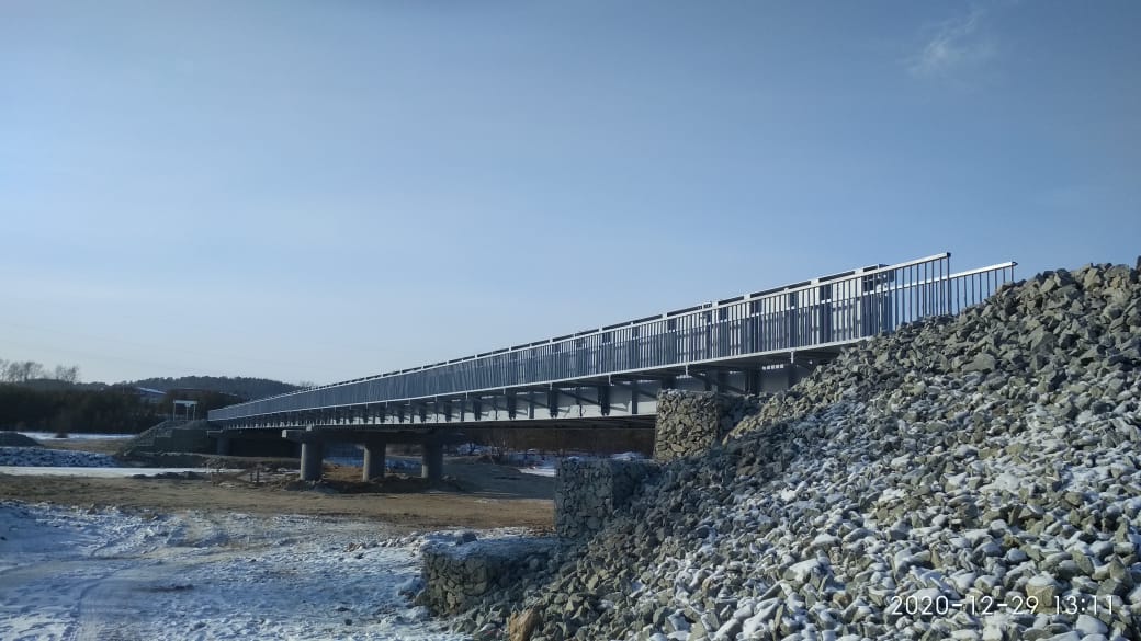 В Амурской области открыли новый мост через реку Большая Пера