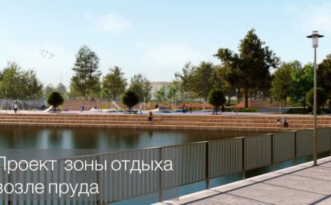 В Краснознаменске создадут рекреационную зону около пруда