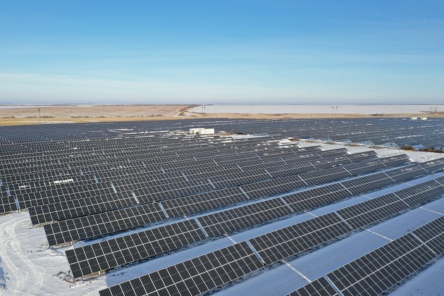 В Волгоградской области построили еще одну солнечную электростанцию