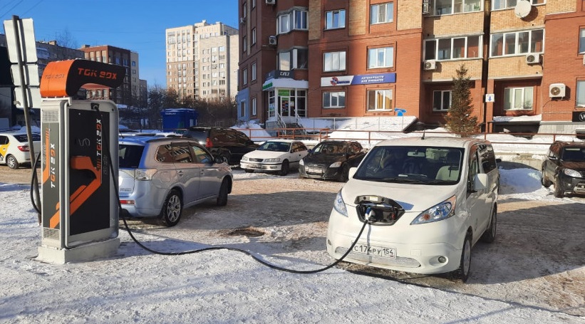 В Новосибирской области появится еще 7 станций зарядки электромобилей