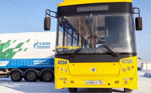 В Ноябрьске вышли на линию девять экологичных автобусов