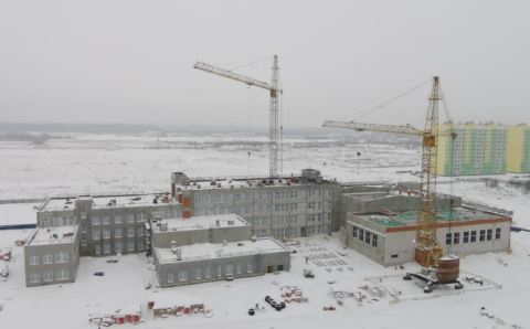 Во Всеволожском районе Ленобласти возводят две школы по 825 мест каждая