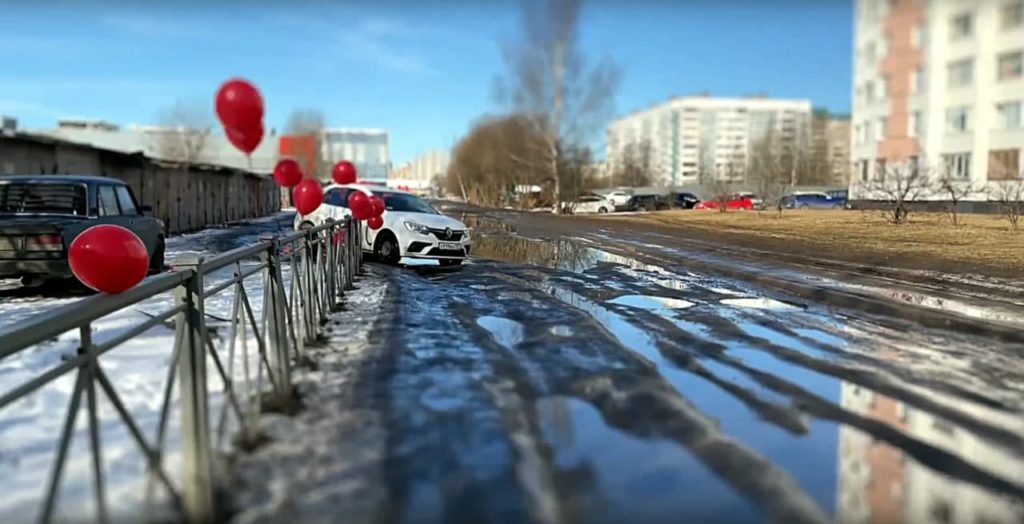 Акция «Петербурга — города перемен» поможет отремонтировать проблемную дорогу