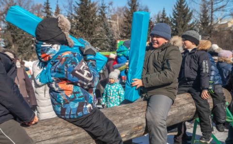 Партия «Родина» организовала в Челябинске народные масленичные гуляния