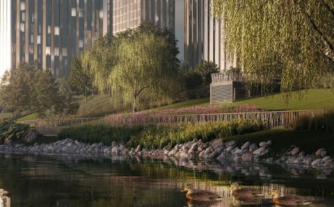 Участок набережной Москвы-реки в районе Филевский Парк благоустроят