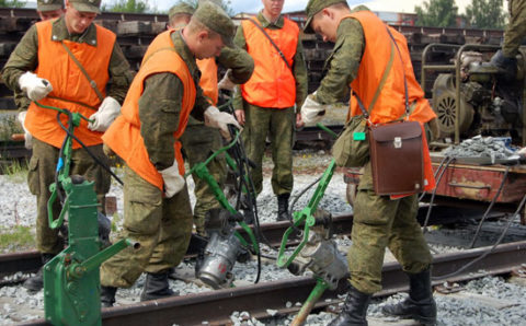 Военные железнодорожники начали строительство вторую ветку БАМа