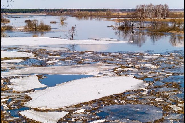 В Саратовской области подтопило 6 низководных мостов из-за паводка