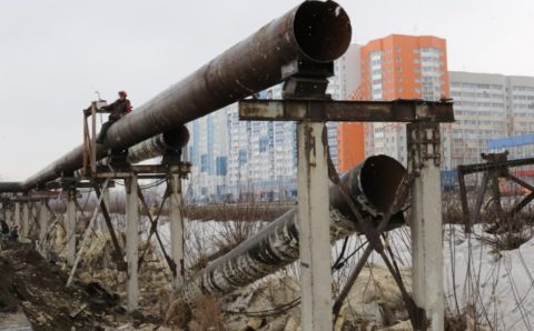 В Кемерово приступили к разбору старых наземных теплотрасс