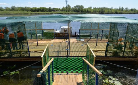 В Кургане появился новый речной порт «Маяк»