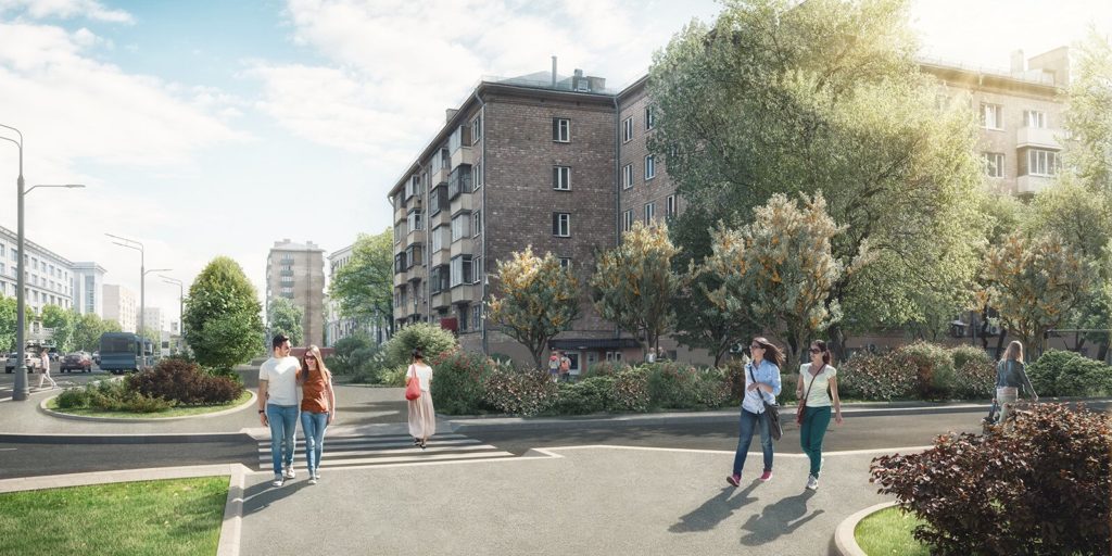 В Москве приведут в порядок улицу Красная Пресня и Звенигородское шоссе