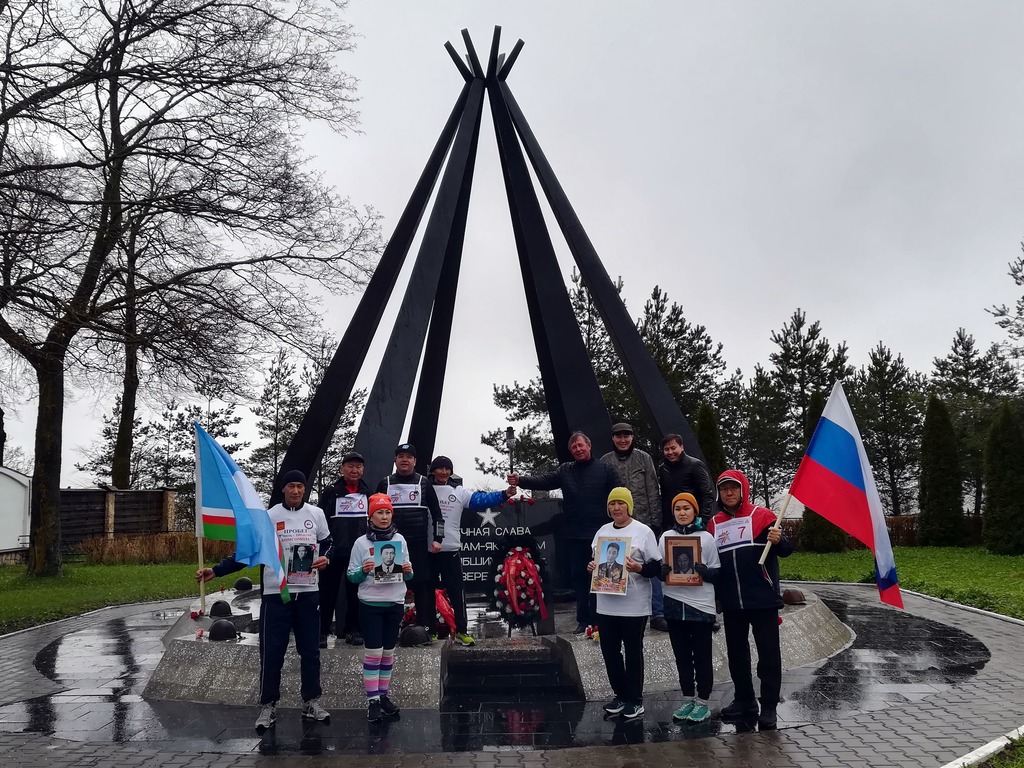 В Новгородской области состоялась пробежка в честь павших воинов-якутян