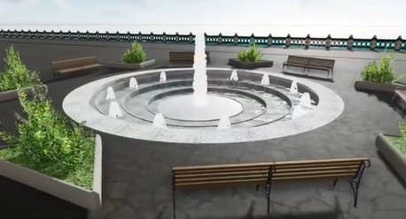 Саратовцам показали, как будет выглядеть фонтан на Новой Набережной