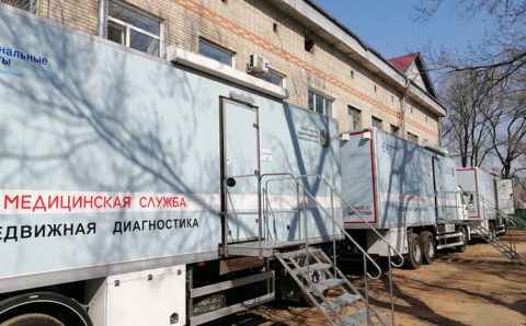 Врачи медицинского автопоезда осмотрели около 5 000 ребят в Приморье