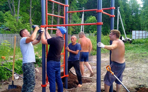 В Ленинградской области установили новые спортивные площадки